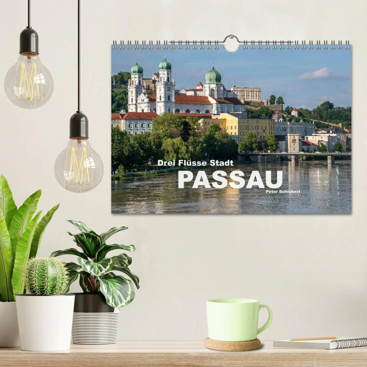 Bild: 9783457786970 | Drei Flüsse Stadt Passau (Wandkalender 2026 DIN A4 quer), CALVENDO...