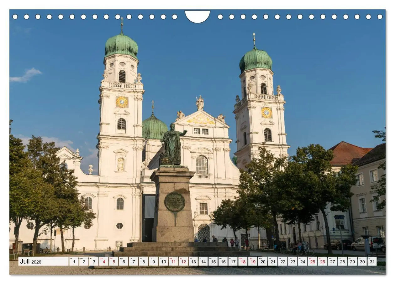 Bild: 9783457786970 | Drei Flüsse Stadt Passau (Wandkalender 2026 DIN A4 quer), CALVENDO...