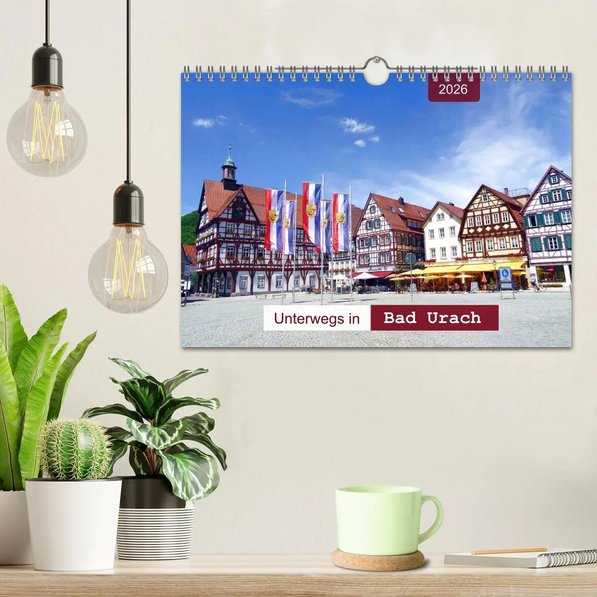 Bild: 9783457856970 | Unterwegs in Bad Urach (Wandkalender 2026 DIN A4 quer), CALVENDO...