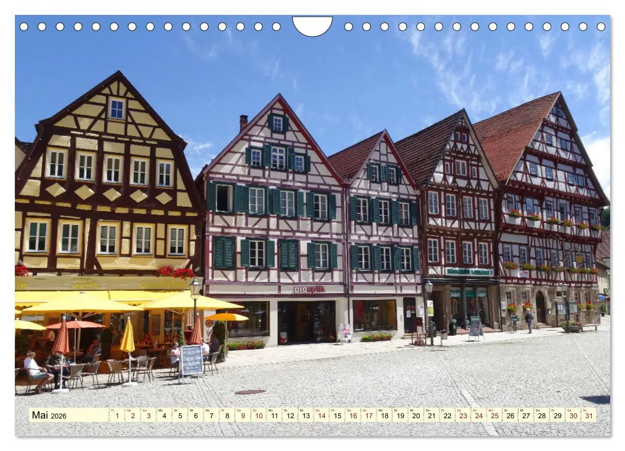 Bild: 9783457856970 | Unterwegs in Bad Urach (Wandkalender 2026 DIN A4 quer), CALVENDO...