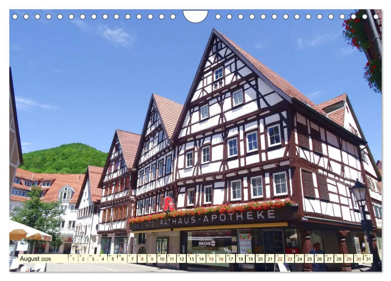 Bild: 9783457856970 | Unterwegs in Bad Urach (Wandkalender 2026 DIN A4 quer), CALVENDO...