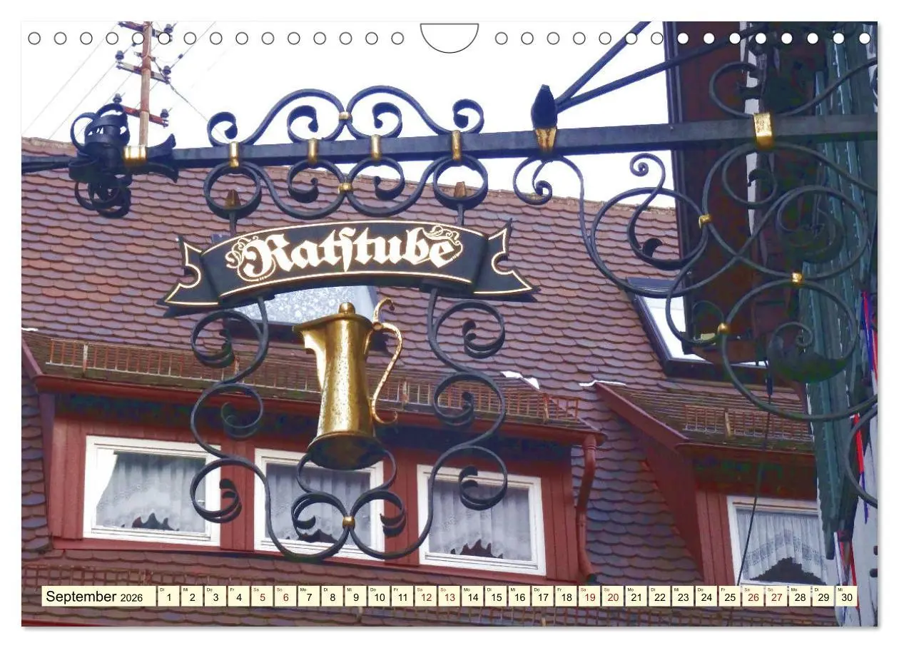 Bild: 9783457856970 | Unterwegs in Bad Urach (Wandkalender 2026 DIN A4 quer), CALVENDO...