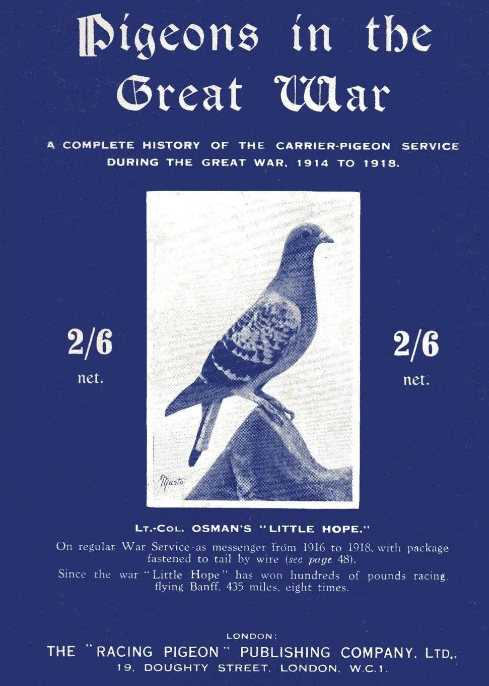Cover: 9781474537070 | PIGEONS IN THE GREAT WAR | Lt. -Col. A. H. Osman | Taschenbuch | 2023