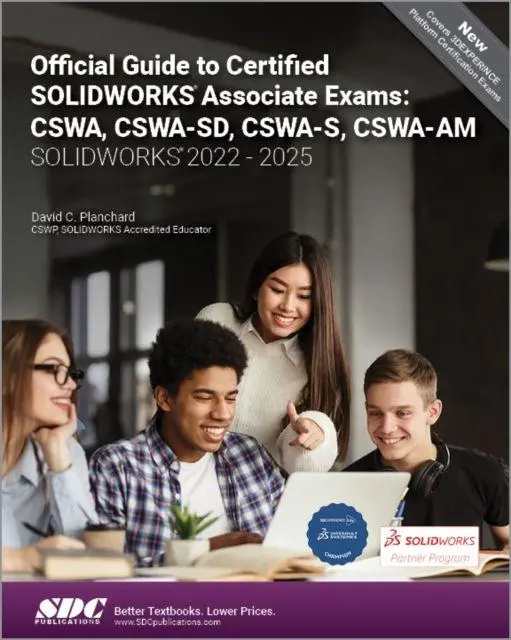 Cover: 9781630577070 | Official Guide to Certified SOLIDWORKS Associate Exams: CSWA,...