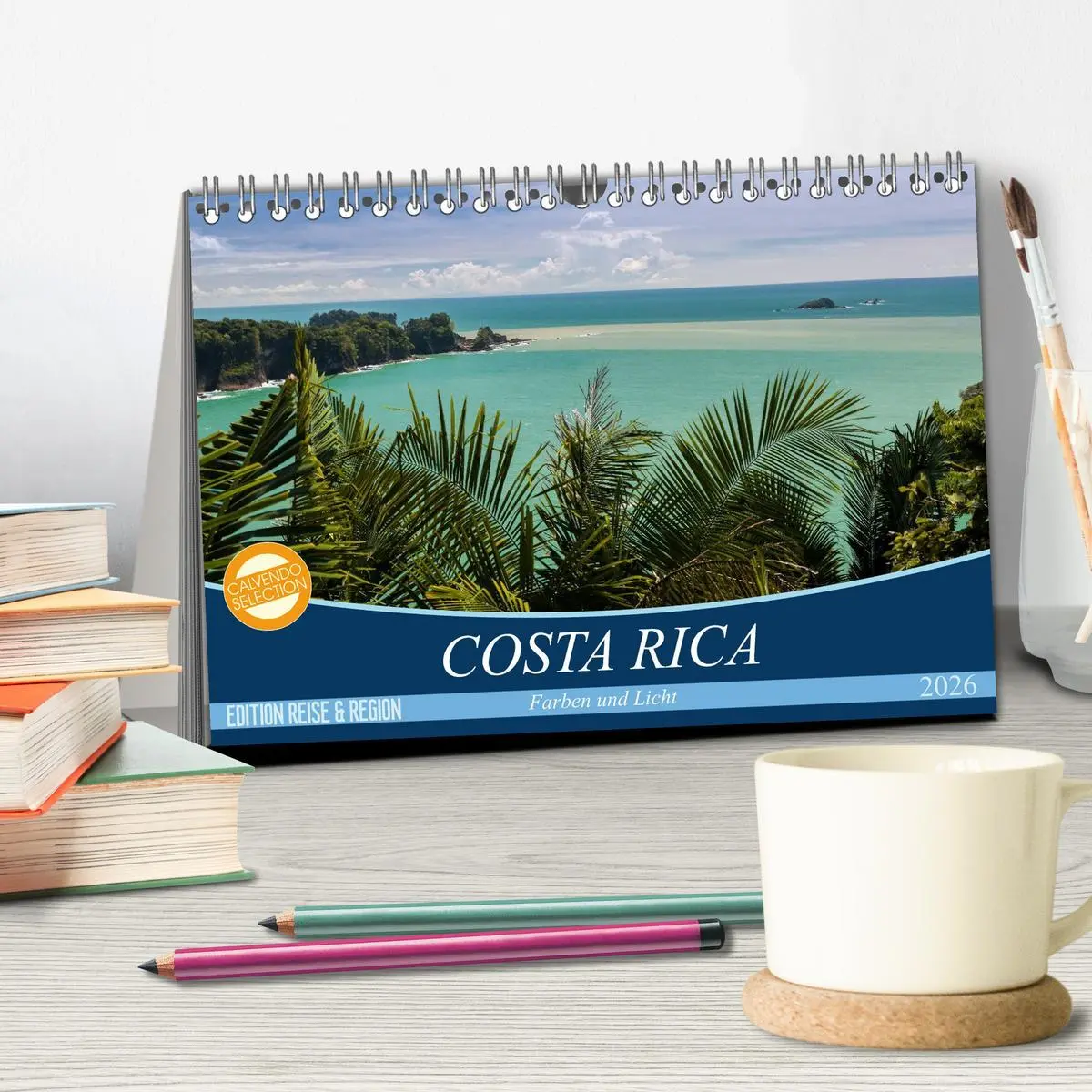 Bild: 9783516077070 | COSTA RICA Farben und Licht (Tischkalender 2026 DIN A5 quer),...