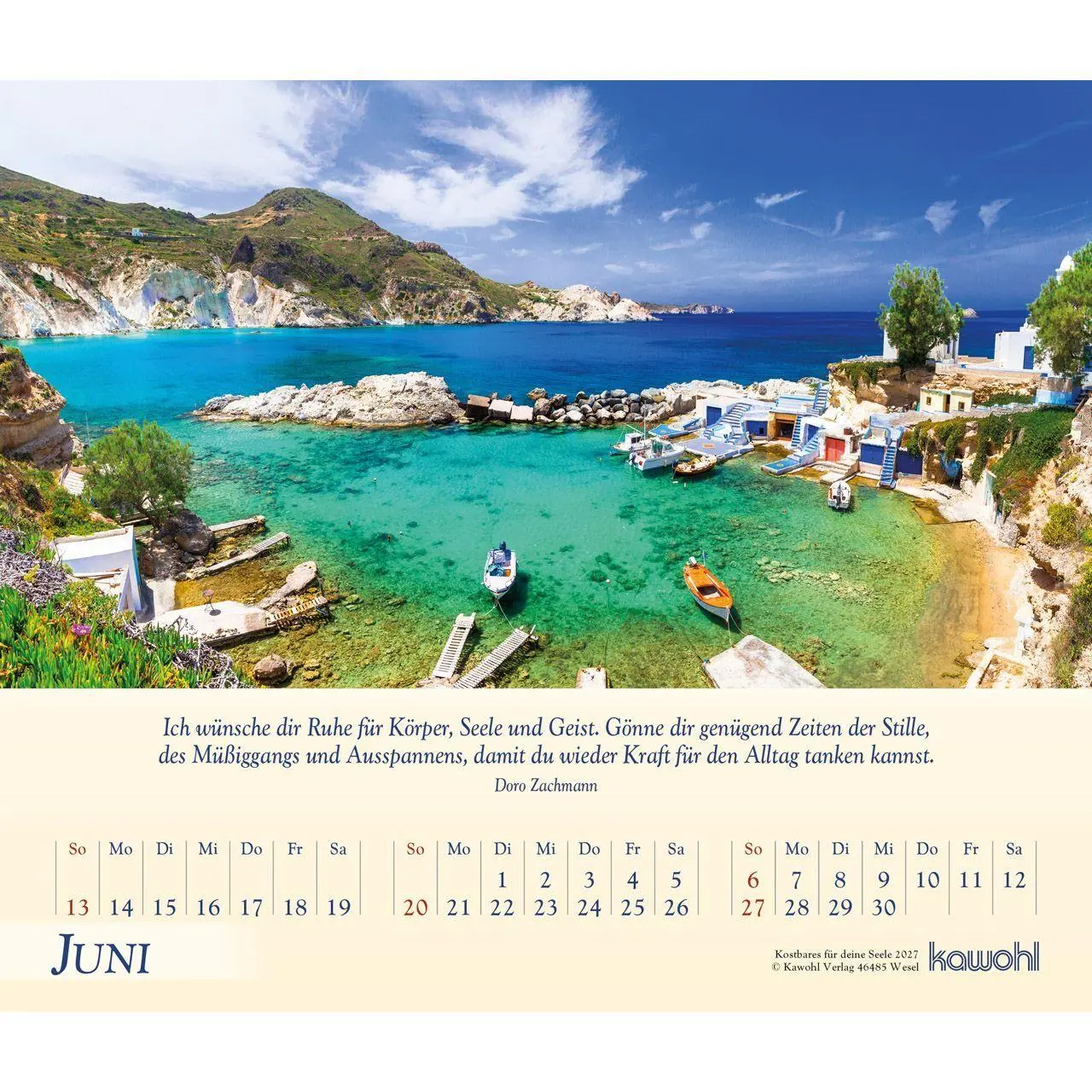 Bild: 9783754817070 | Kostbares für deine Seele 2027 | Kalender | 14 S. | Deutsch | 2027