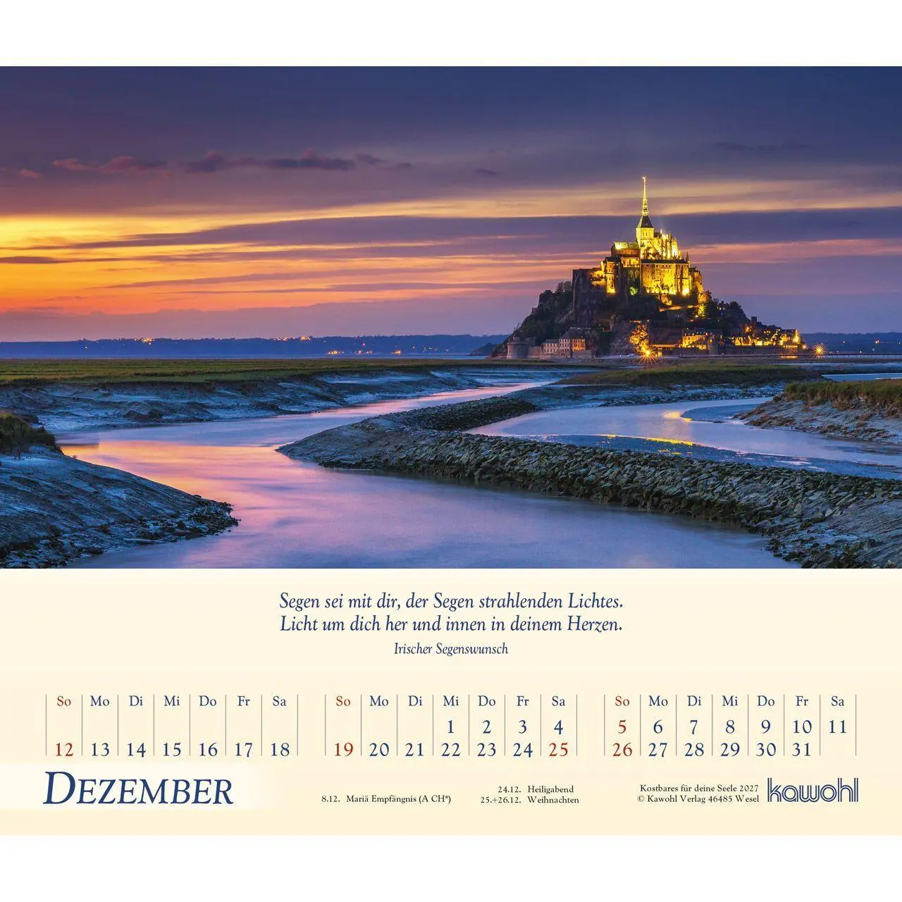 Bild: 9783754817070 | Kostbares für deine Seele 2027 | Kalender | 14 S. | Deutsch | 2027