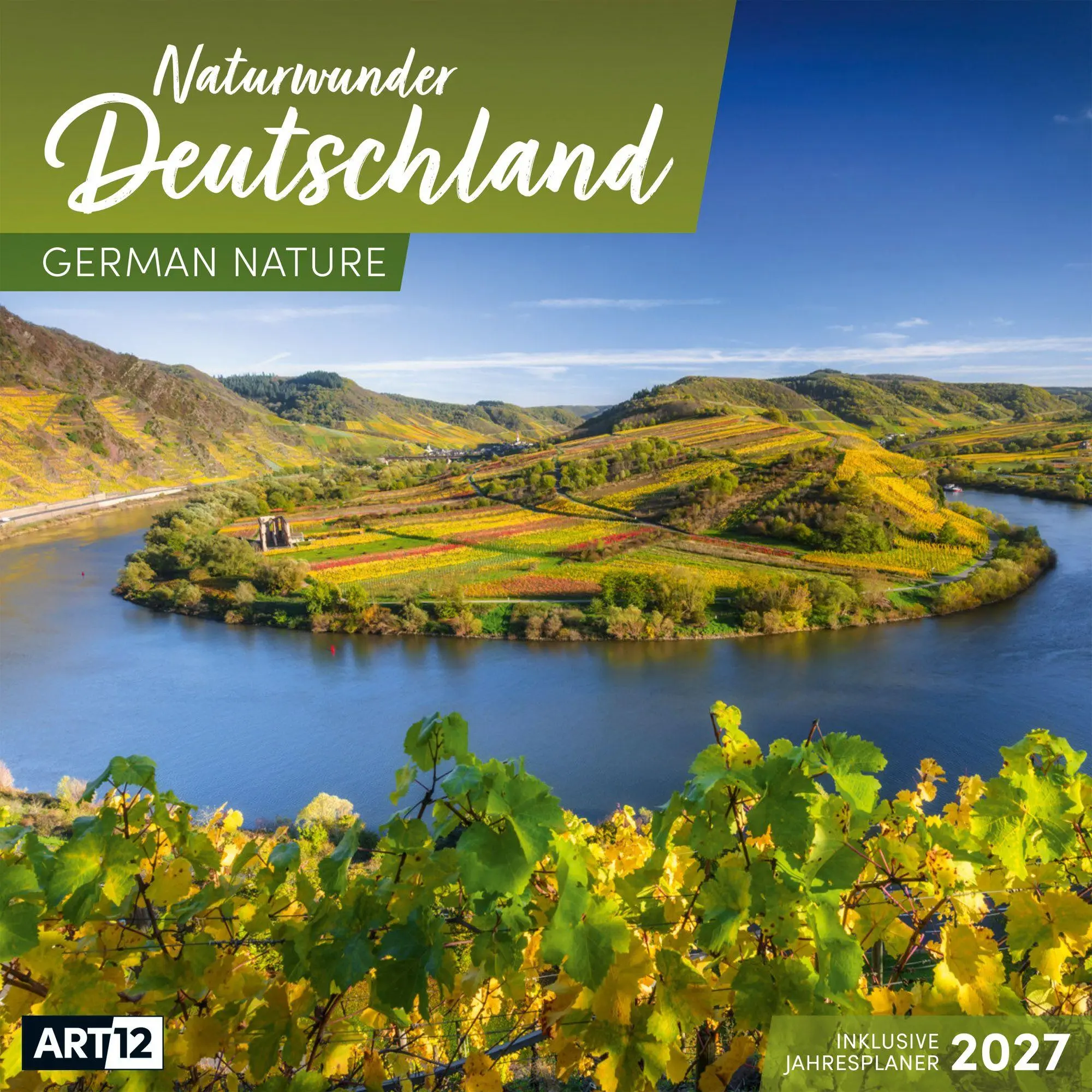 Cover: 9783838447070 | Naturwunder Deutschland Kalender 2027 - 30x30 - Art12 | GmbH | 28 S.