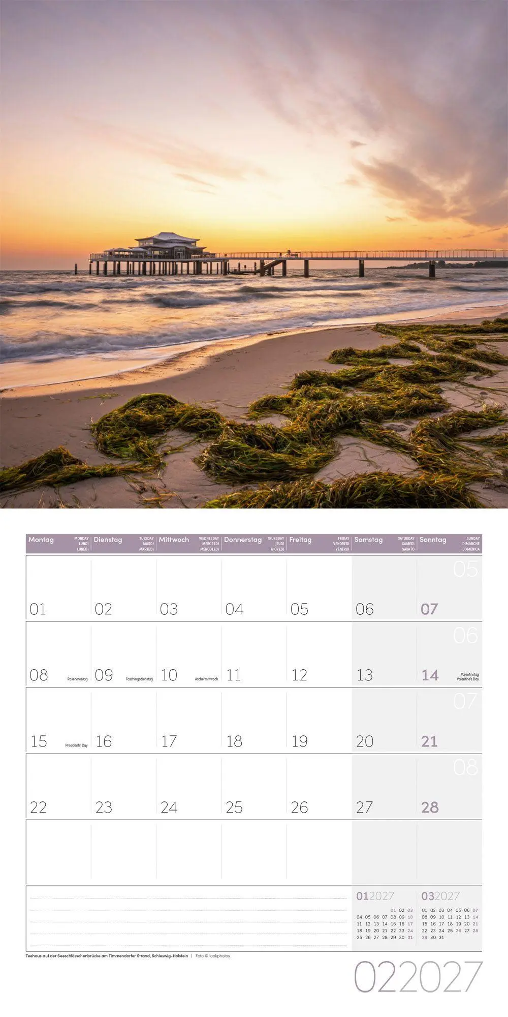 Bild: 9783838447070 | Naturwunder Deutschland Kalender 2027 - 30x30 - Art12 | GmbH | 28 S.