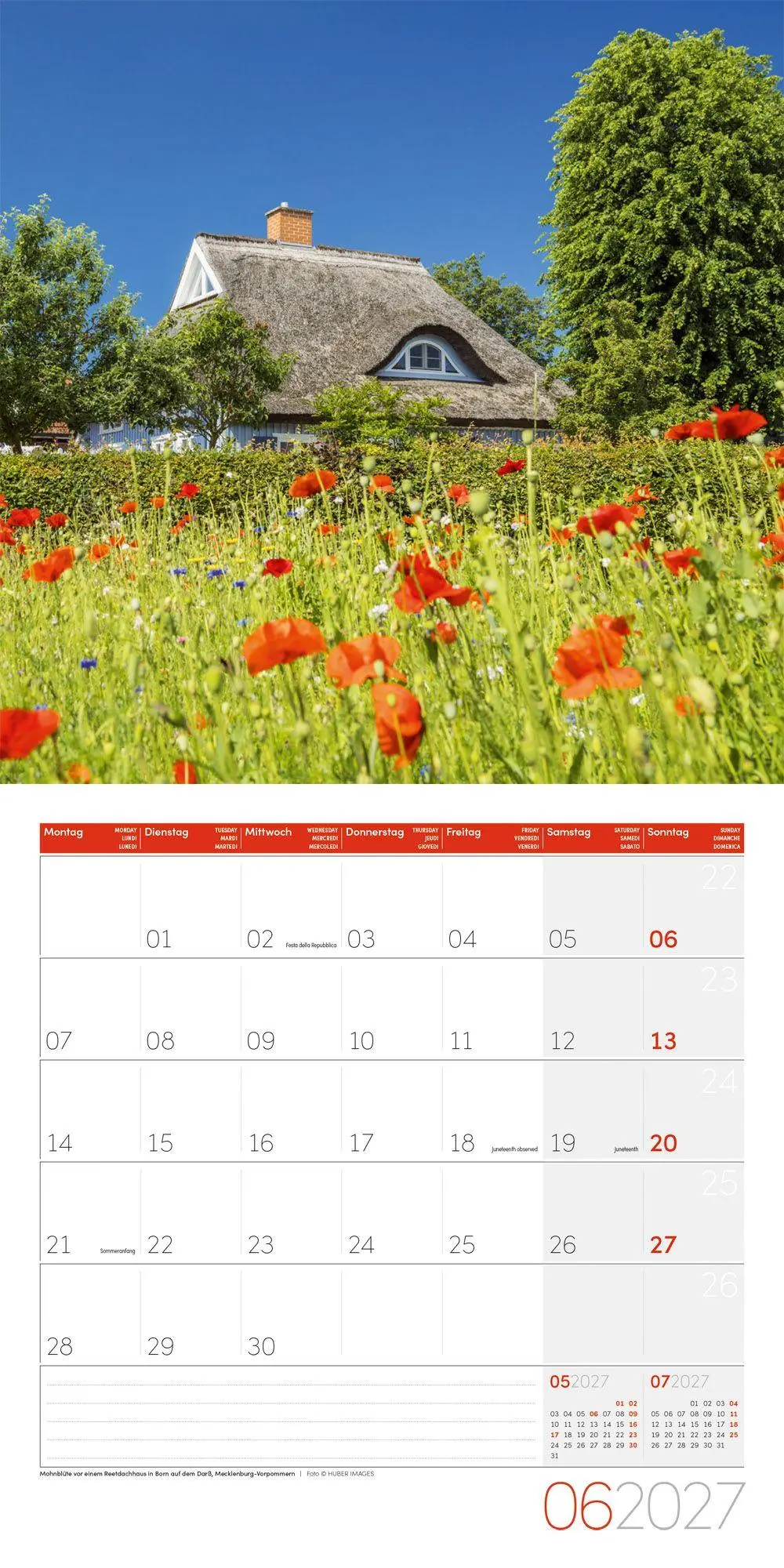 Bild: 9783838447070 | Naturwunder Deutschland Kalender 2027 - 30x30 - Art12 | GmbH | 28 S.