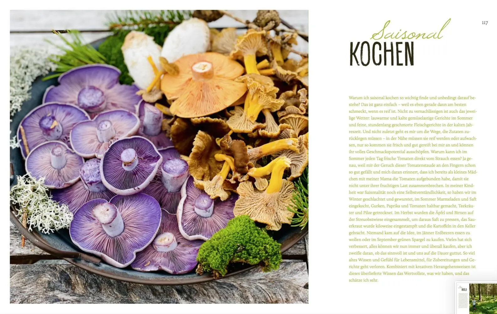 Bild: 9783955407070 | Wilde Köchelei | Saisonale Gerichte mit Zutaten aus Wald und Flur
