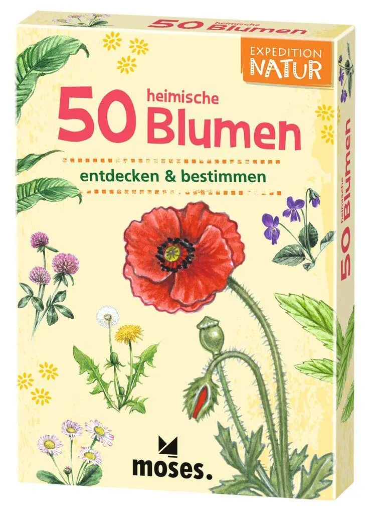 Cover: 4033477097170 | Expedition Natur. 50 heimische Blumen | entdecken &amp; bestimmen | Spiel