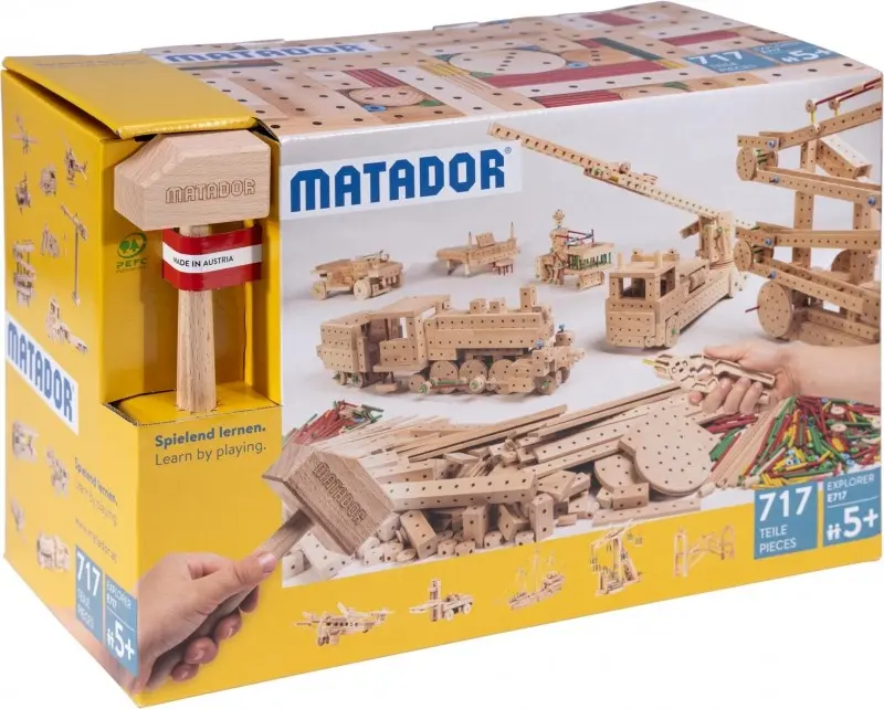 Cover: 9007102117170 | MATADOR 11717 - Explorer E717, Baukasten, Holz, 717 Teile,...