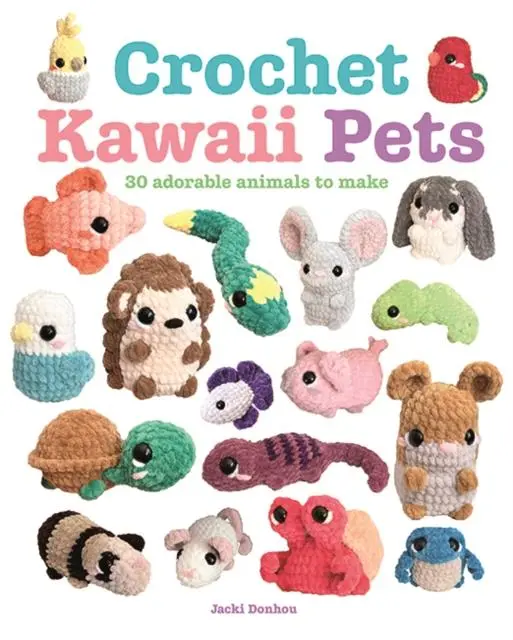 Cover: 9781784947170 | Crochet Kawaii Pets | 30 Adorable Animals to Make | Jacki Donhou