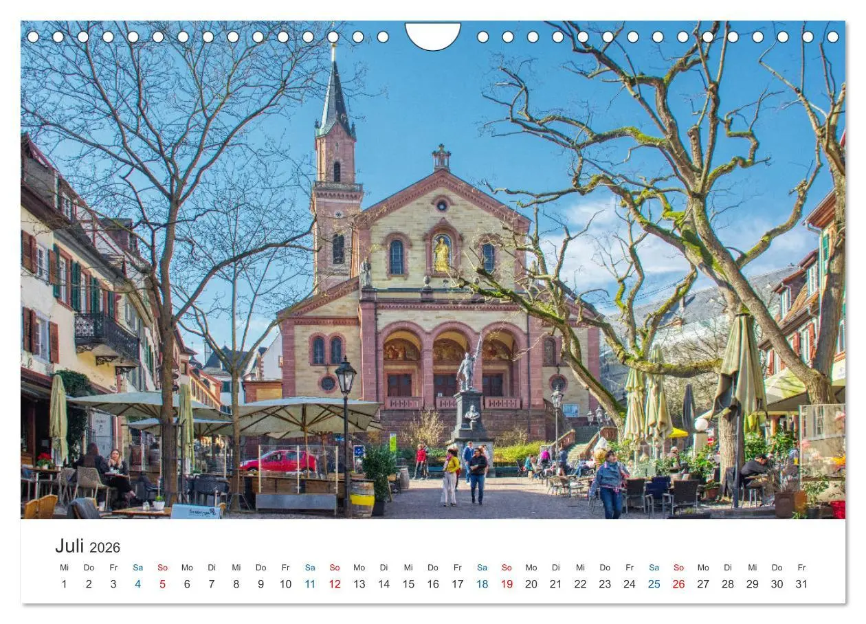 Bild: 9783457287170 | Weinheim - Eine Perle an der Bergstraße (Wandkalender 2026 DIN A4...