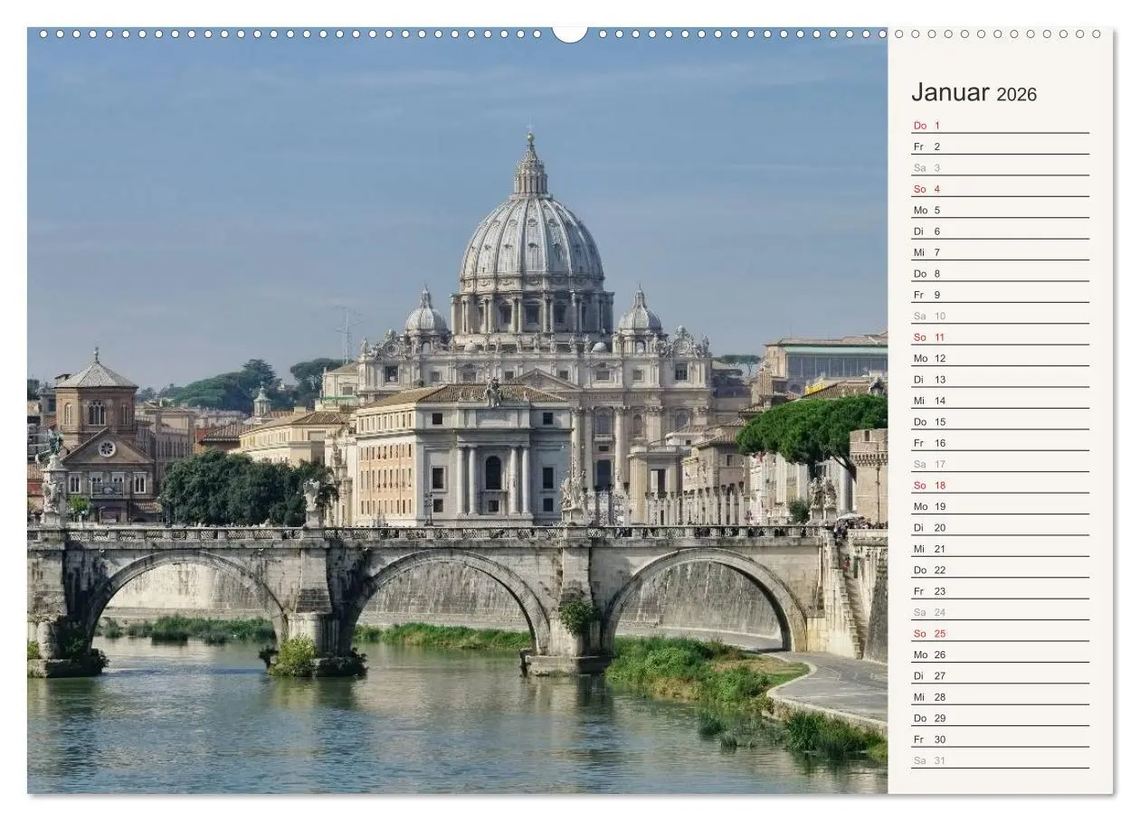 Bild: 9783457977170 | Rom - Die Ewige Stadt (Wandkalender 2026 DIN A2 quer), CALVENDO...