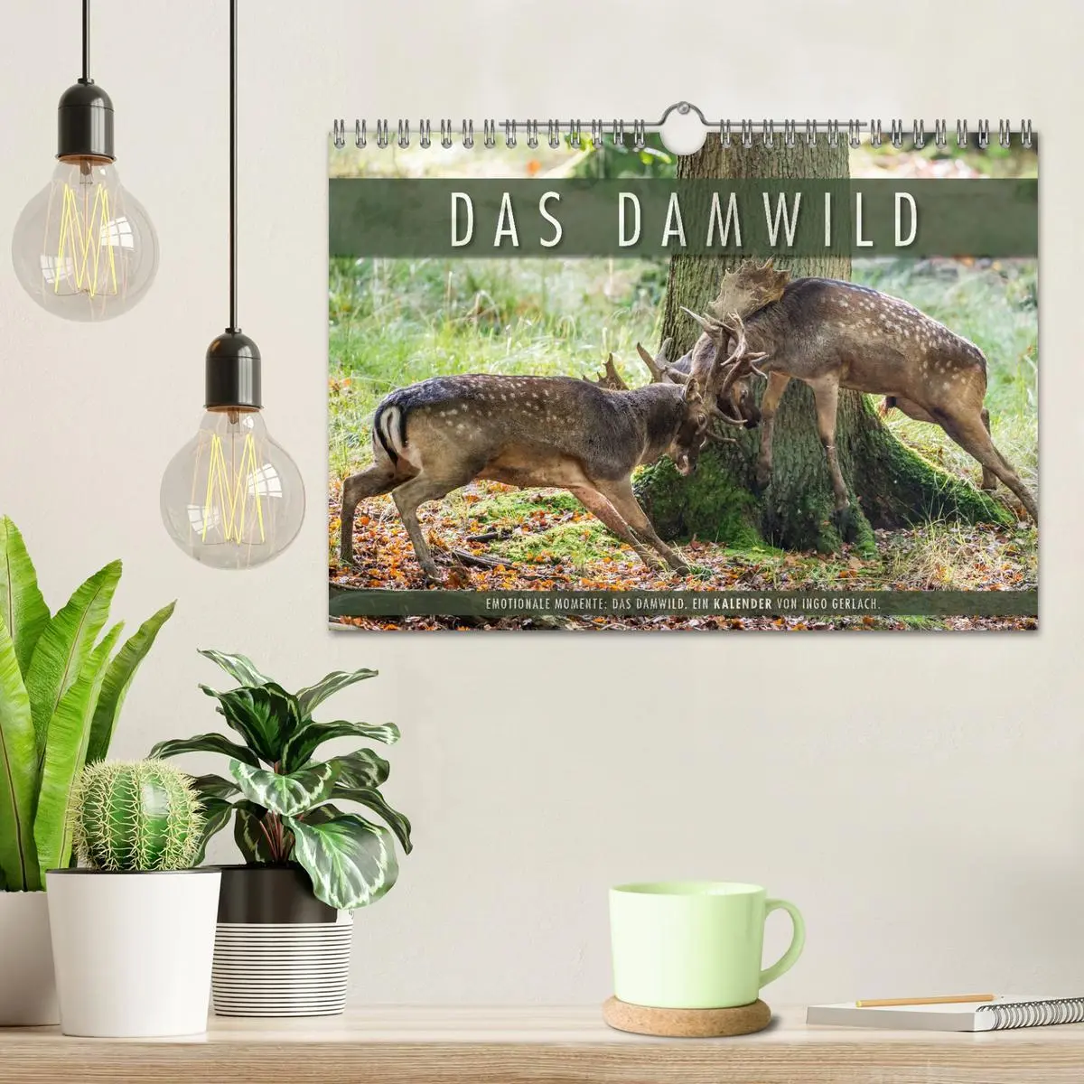 Bild: 9783516067170 | Emotionale Momente: Das Damwild. (Wandkalender 2026 DIN A4 quer),...