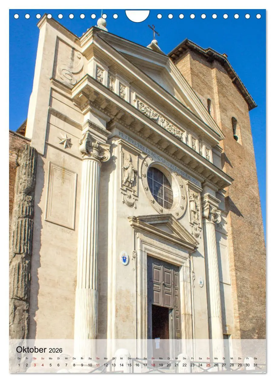 Bild: 9783516377170 | Kirchen in Rom (Wandkalender 2026 DIN A4 hoch), CALVENDO...