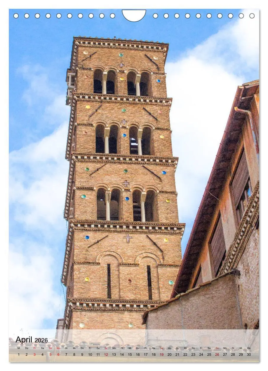 Bild: 9783516377170 | Kirchen in Rom (Wandkalender 2026 DIN A4 hoch), CALVENDO...