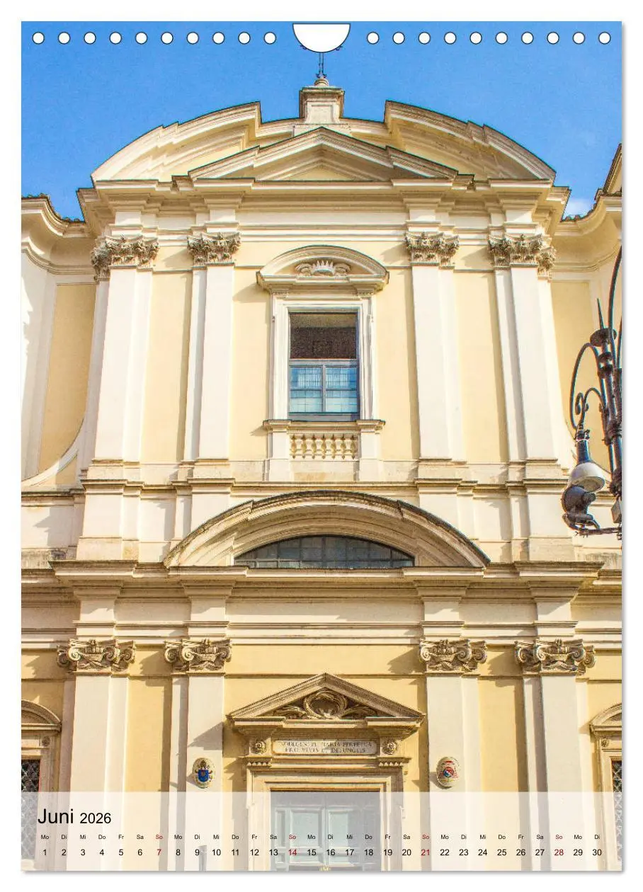 Bild: 9783516377170 | Kirchen in Rom (Wandkalender 2026 DIN A4 hoch), CALVENDO...