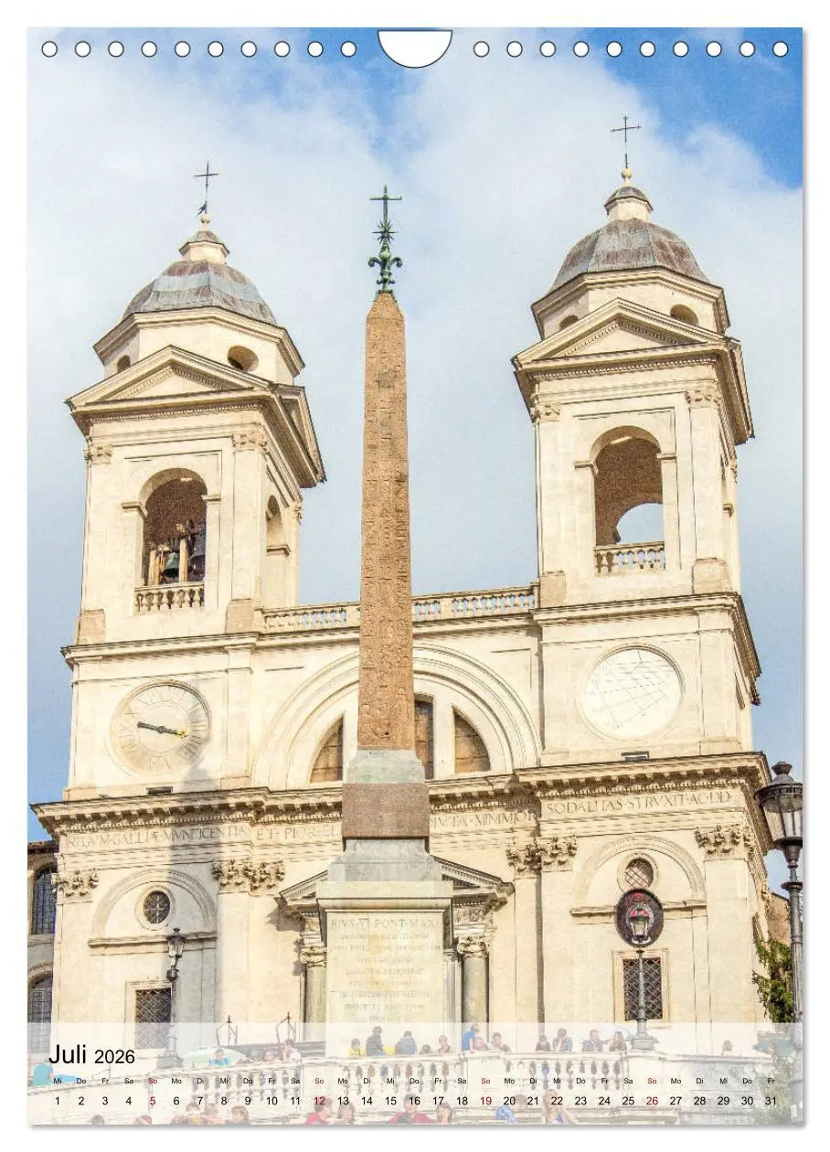 Bild: 9783516377170 | Kirchen in Rom (Wandkalender 2026 DIN A4 hoch), CALVENDO...