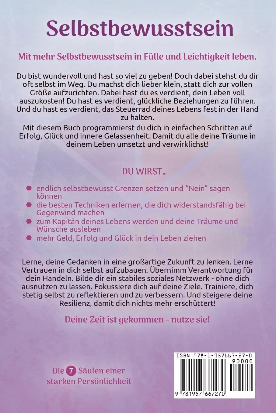 Rückseite: 9781957667270 | Selbstbewusstsein - Die 7 Säulen einer starken Persönlichkeit | Engels
