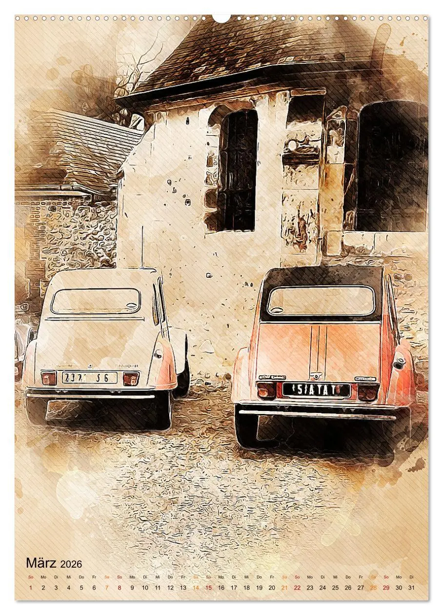 Bild: 9783516367270 | Die Ente - Automobil Legende (hochwertiger Premium Wandkalender...