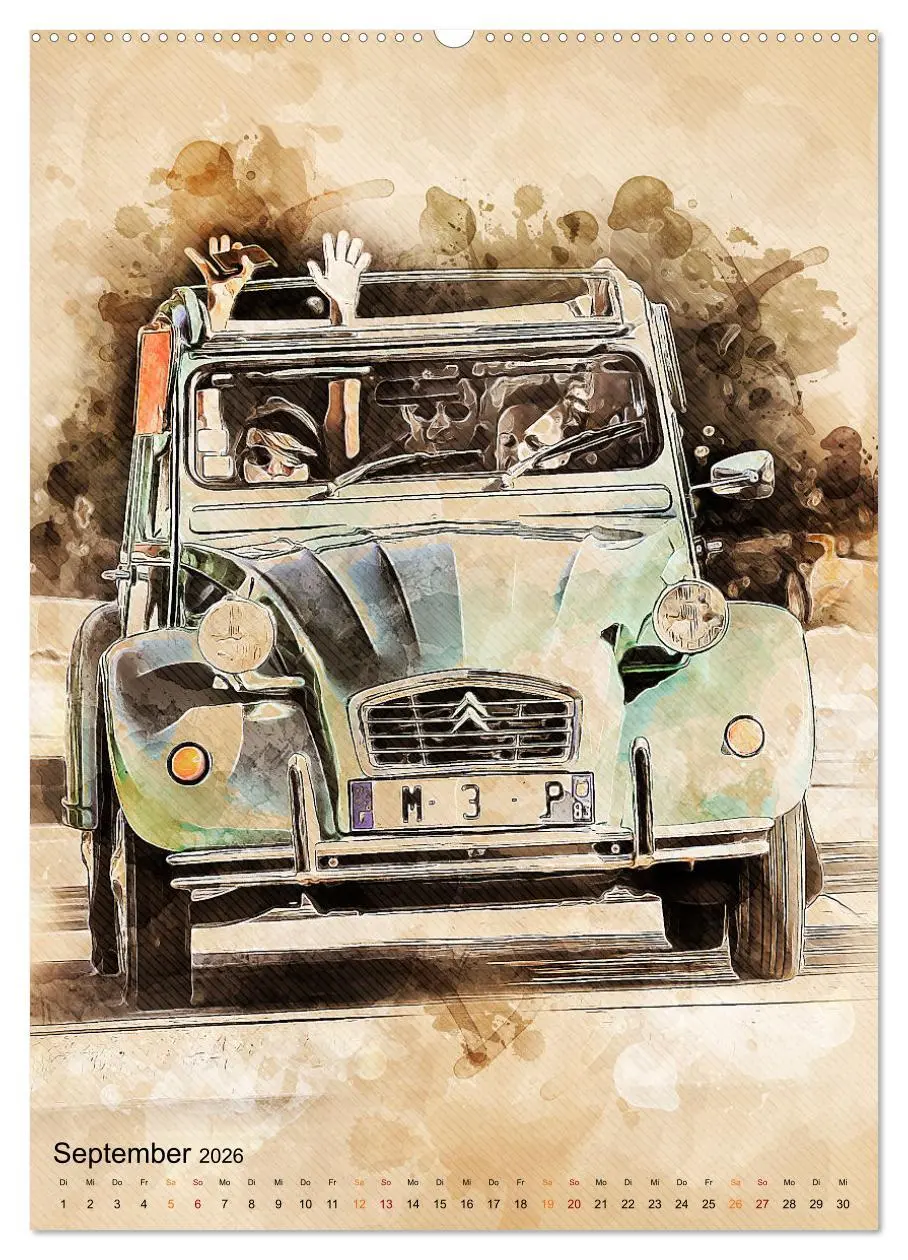 Bild: 9783516367270 | Die Ente - Automobil Legende (hochwertiger Premium Wandkalender...