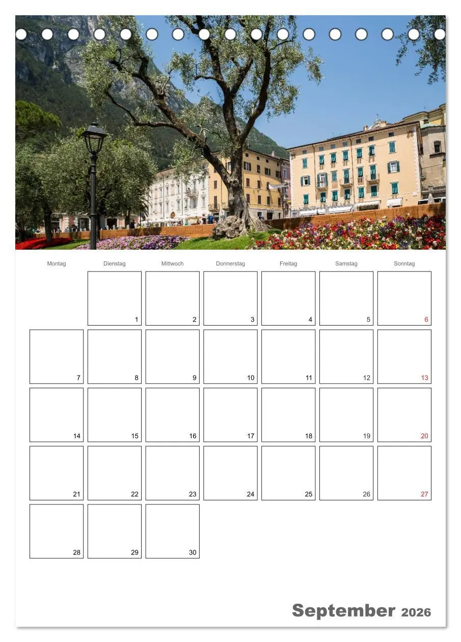Bild: 9783516437270 | GARDASEE Terminplaner (Tischkalender 2026 DIN A5 hoch), CALVENDO...