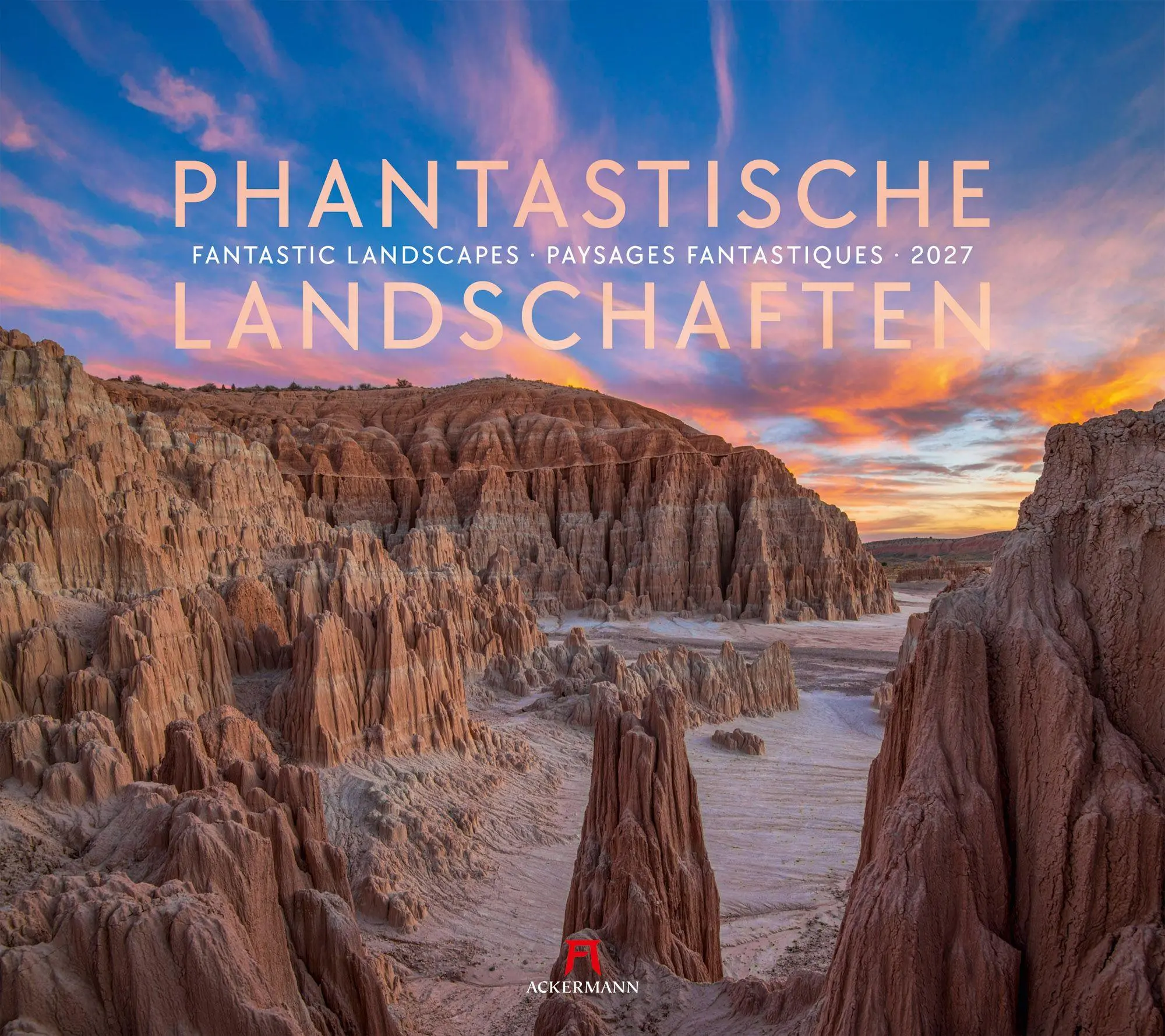 Cover: 9783838427270 | Phantastische Landschaften Kalender 2027 | Ackermann Kunstverlag GmbH