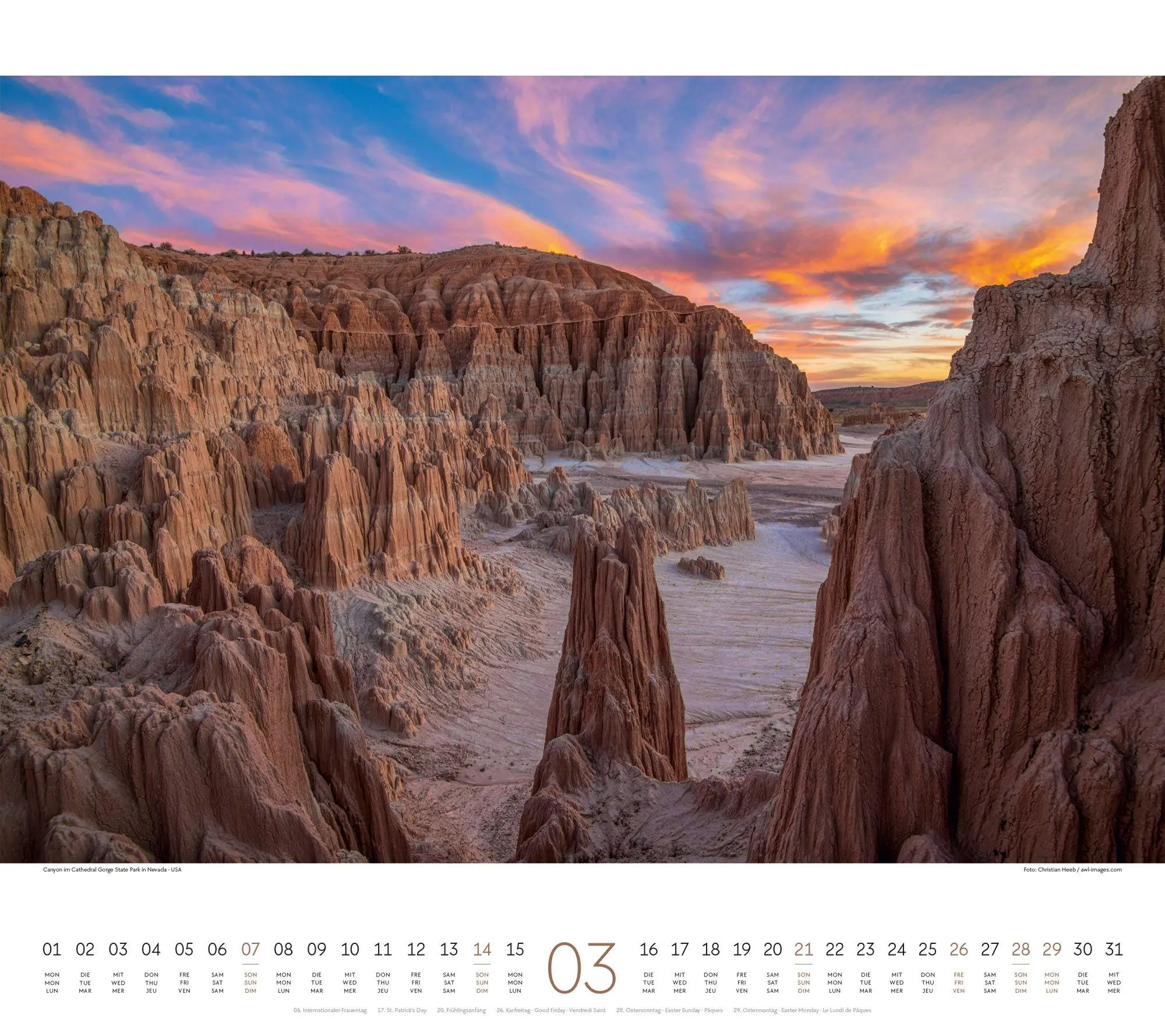 Bild: 9783838427270 | Phantastische Landschaften Kalender 2027 | Ackermann Kunstverlag GmbH