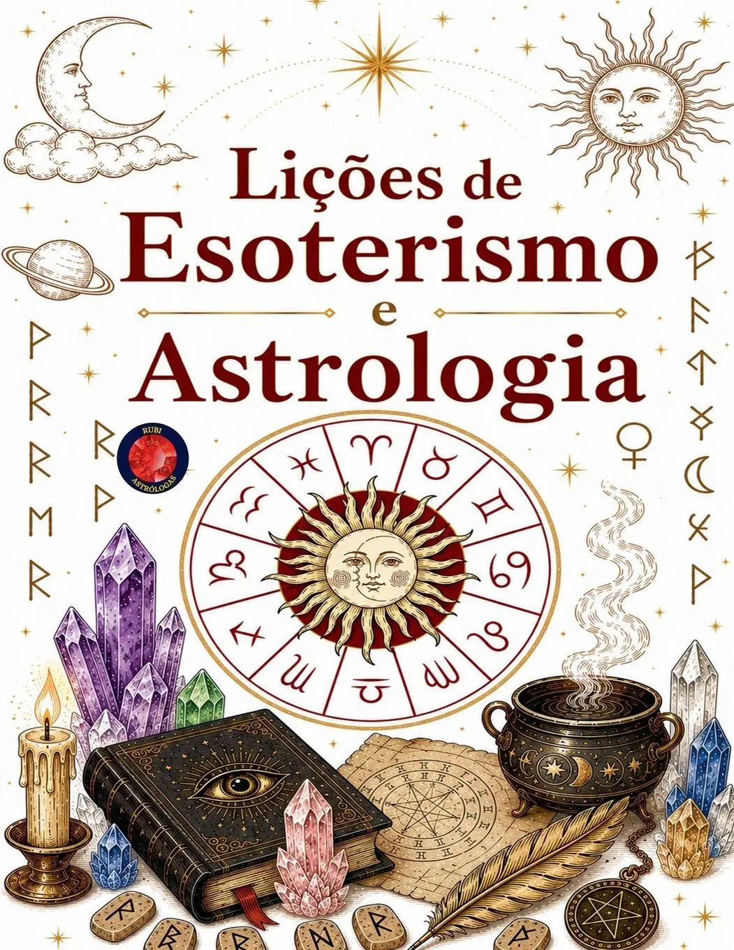 Cover: 9798215657270 | Lições de Esoterismo e Astrologia | Angeline Rubi and Alina A. Rubi