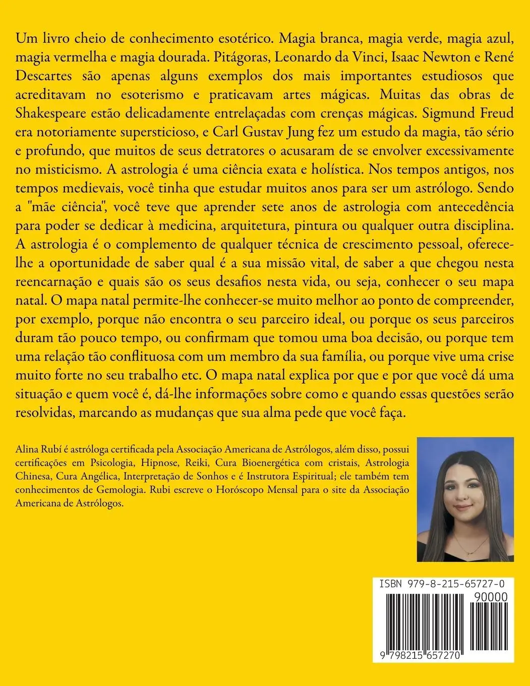 Rückseite: 9798215657270 | Lições de Esoterismo e Astrologia | Angeline Rubi and Alina A. Rubi