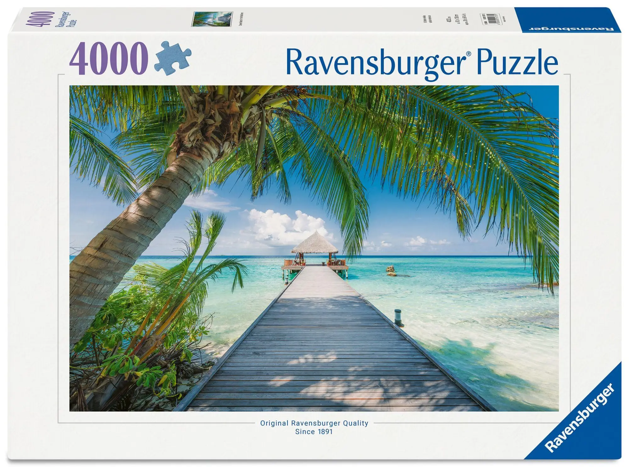 Cover: 4005555017370 | Erwachsenenpuzzle 4000 Teile - Traumstrand auf den Malediven | Spiel