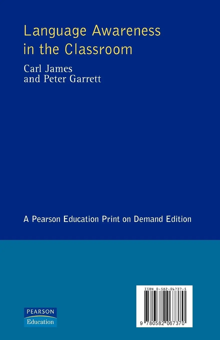 Rückseite: 9780582067370 | Language Awareness in the Classroom | Carl James (u. a.) | Taschenbuch