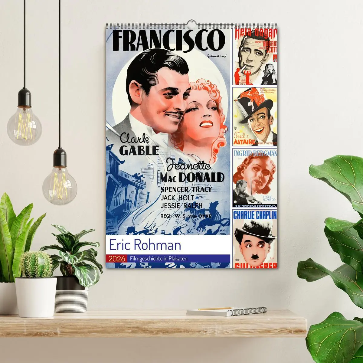 Bild: 9783457267370 | Eric Rohman - Filmgeschichte in Plakaten (Wandkalender 2026 DIN A2...
