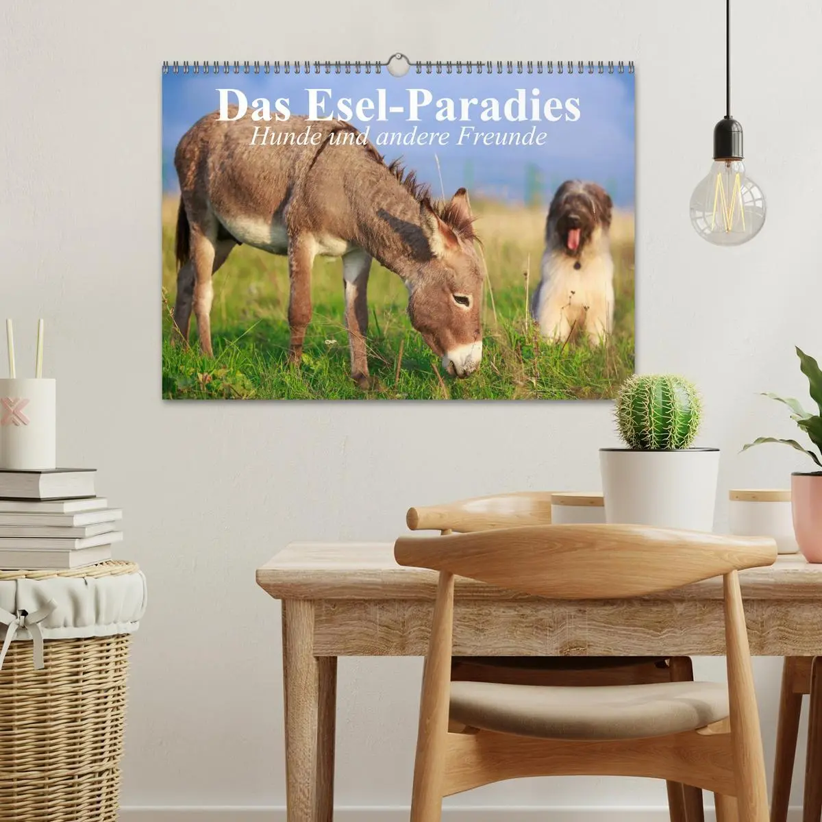 Bild: 9783516117370 | Das Esel-Paradies - Hunde und andere Feunde (Wandkalender 2026 DIN...