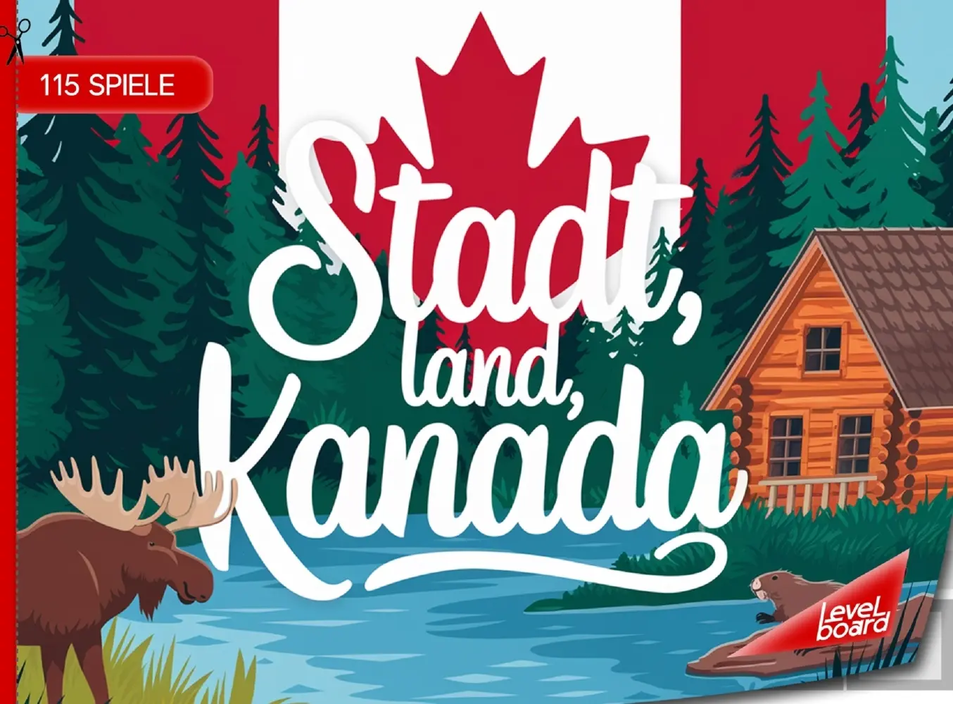 Cover: 9783693197370 | Stadt, Land, Kanada - 115 Spielblöcke | levelBoard Spiele | Buch