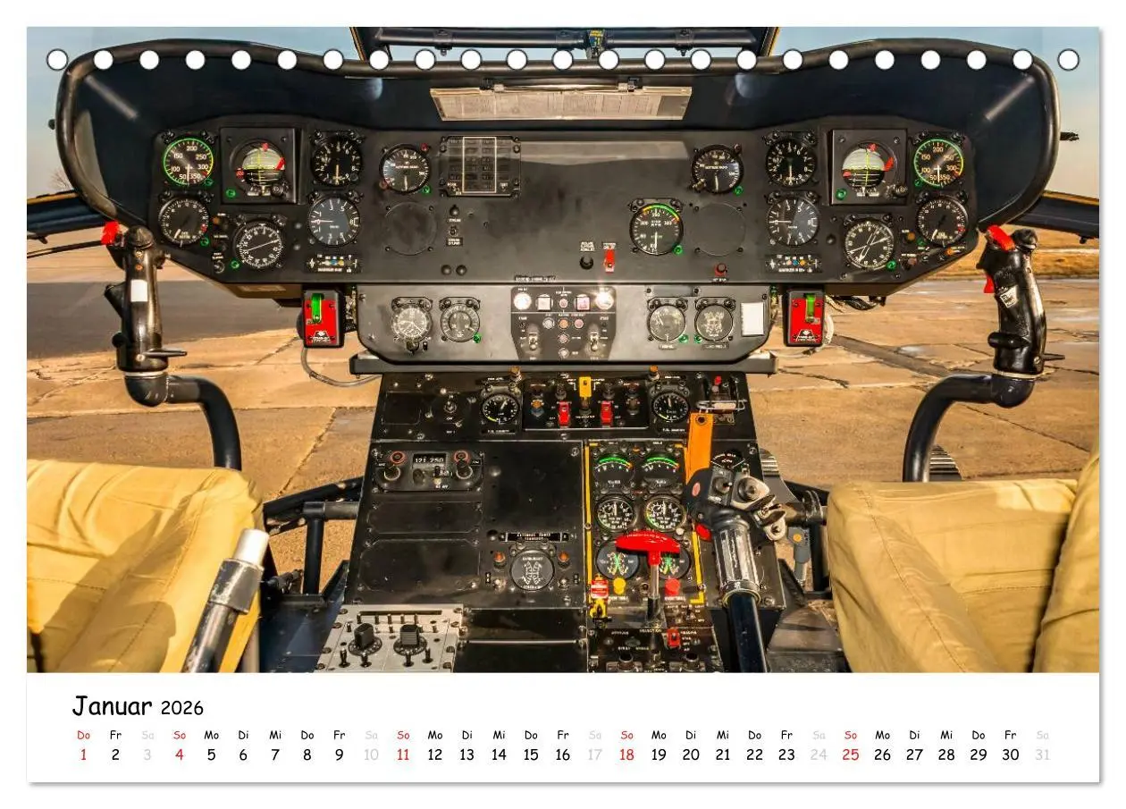 Bild: 9783457947470 | Flight deck - das beste Büro (Tischkalender 2026 DIN A5 quer),...