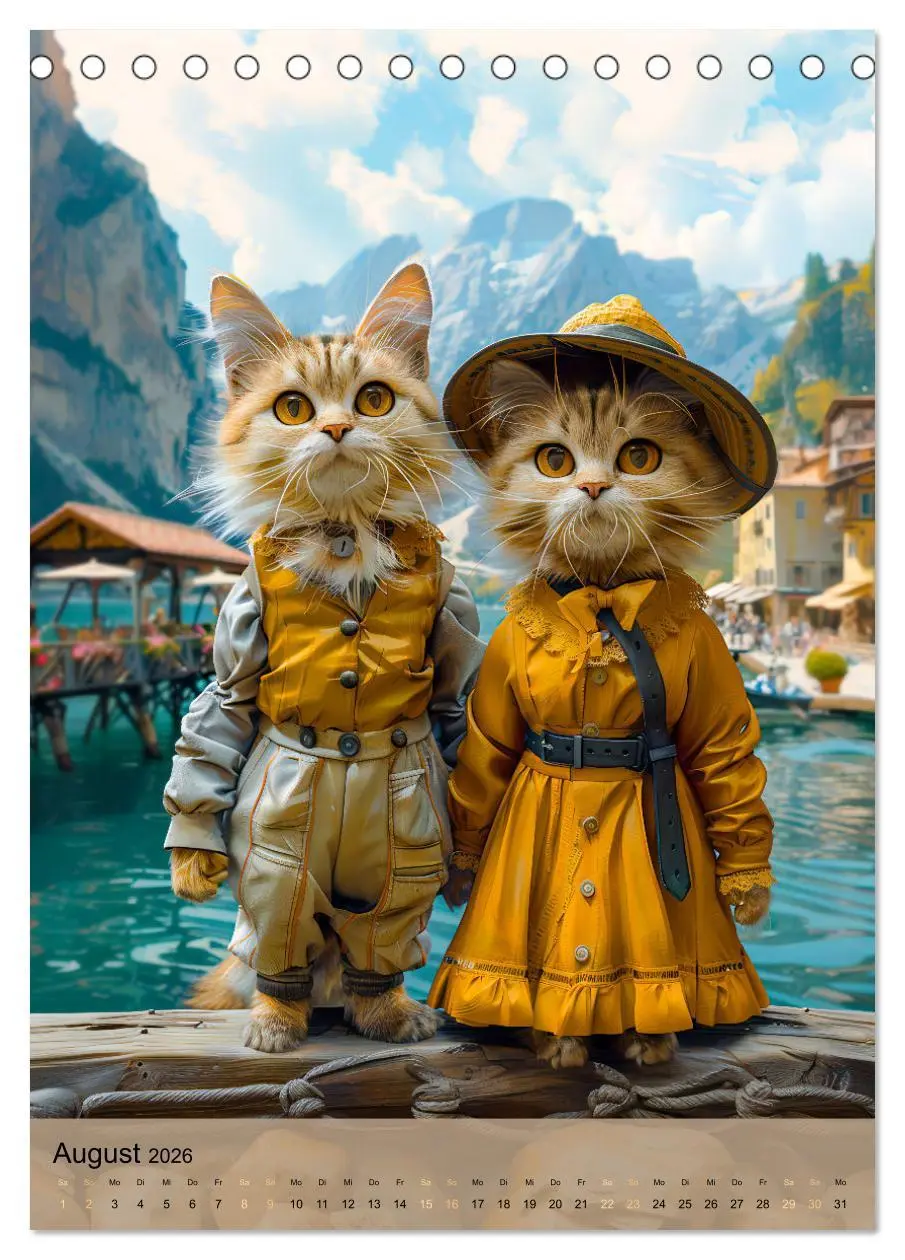 Bild: 9783516277470 | Katzen auf Abenteuerreise - Globetrotter-Katzen entdecke ferne...