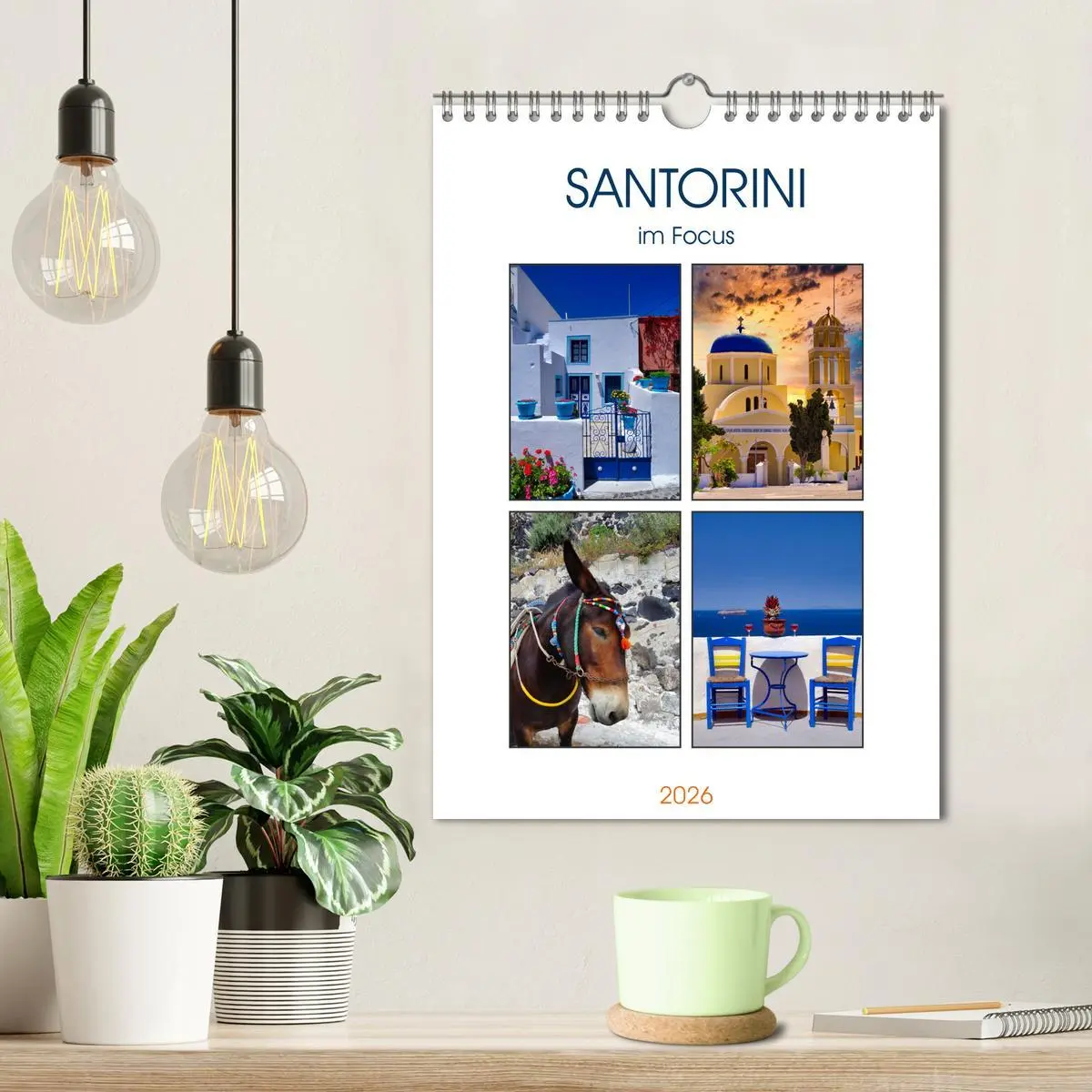 Bild: 9783516347470 | Santorini im Focus (Wandkalender 2026 DIN A4 hoch), CALVENDO...