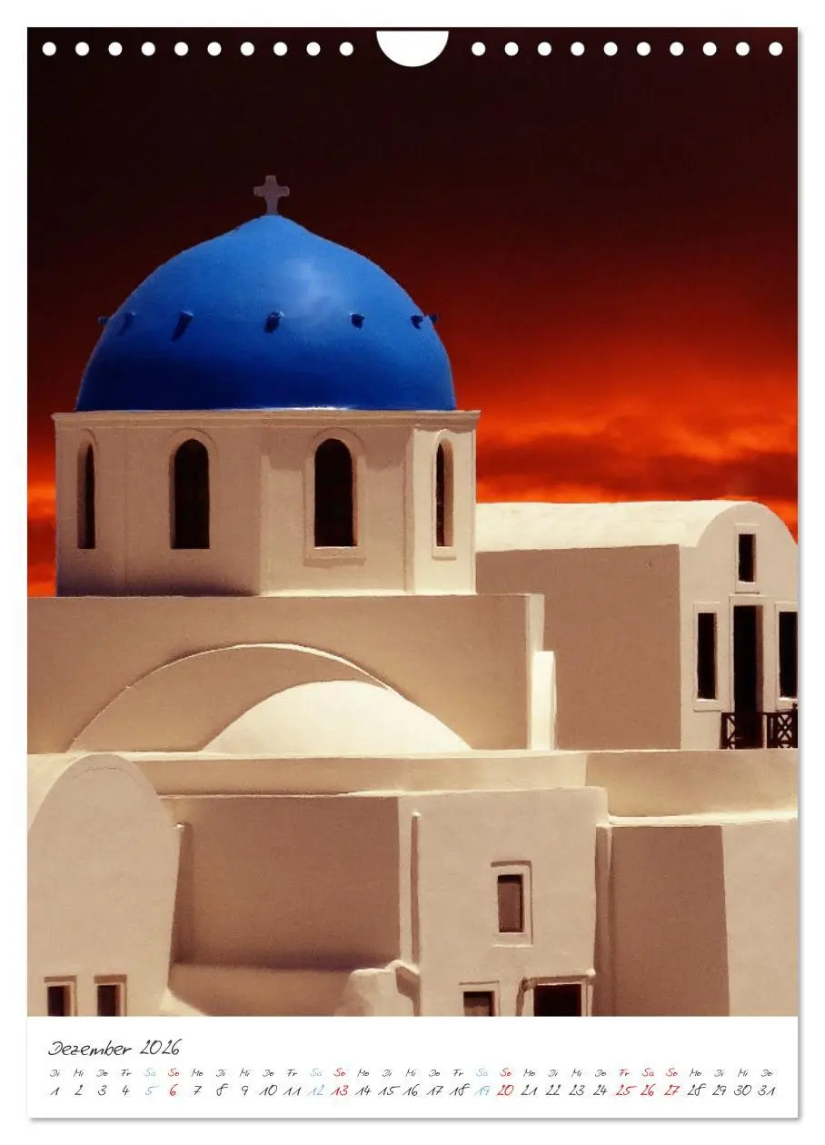 Bild: 9783516347470 | Santorini im Focus (Wandkalender 2026 DIN A4 hoch), CALVENDO...