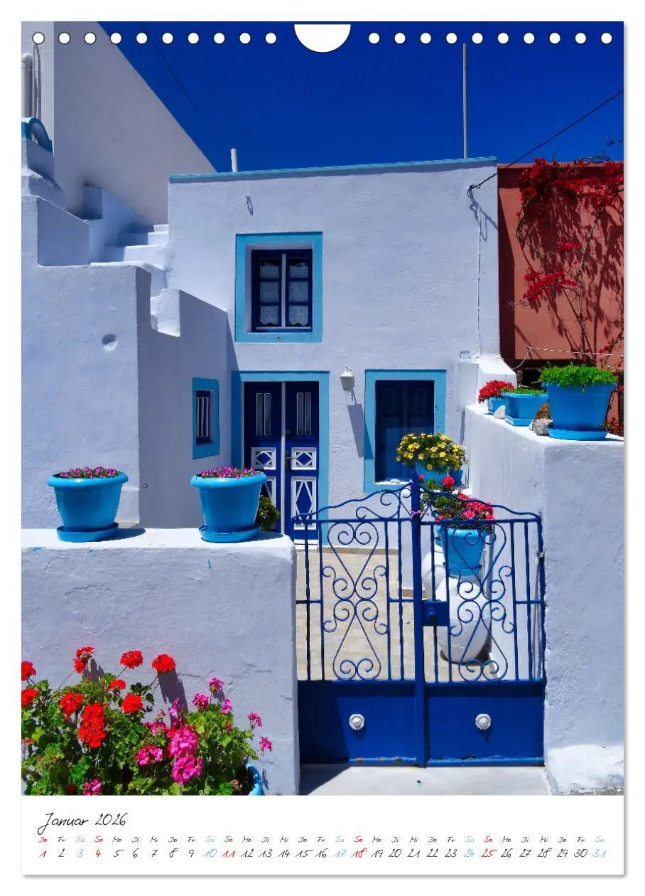 Bild: 9783516347470 | Santorini im Focus (Wandkalender 2026 DIN A4 hoch), CALVENDO...