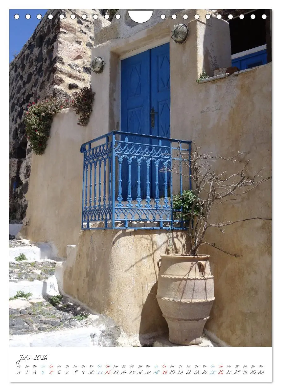 Bild: 9783516347470 | Santorini im Focus (Wandkalender 2026 DIN A4 hoch), CALVENDO...