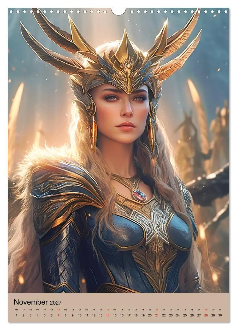Bild: 9783569297470 | Wikinger-Fantasy. Wilde Krieger aus dem Norden (Wandkalender 2027...