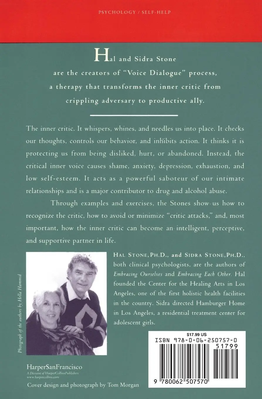 Rückseite: 9780062507570 | Embracing Your Inner Critic | Hal Stone | Taschenbuch | Englisch