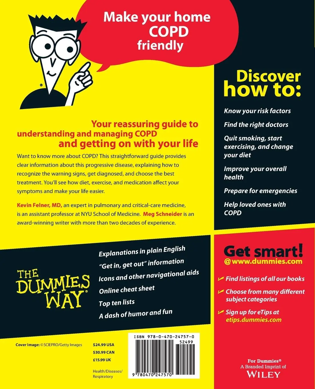 Rückseite: 9780470247570 | COPD For Dummies | Kevin Felner (u. a.) | Taschenbuch | 368 S. | 2008