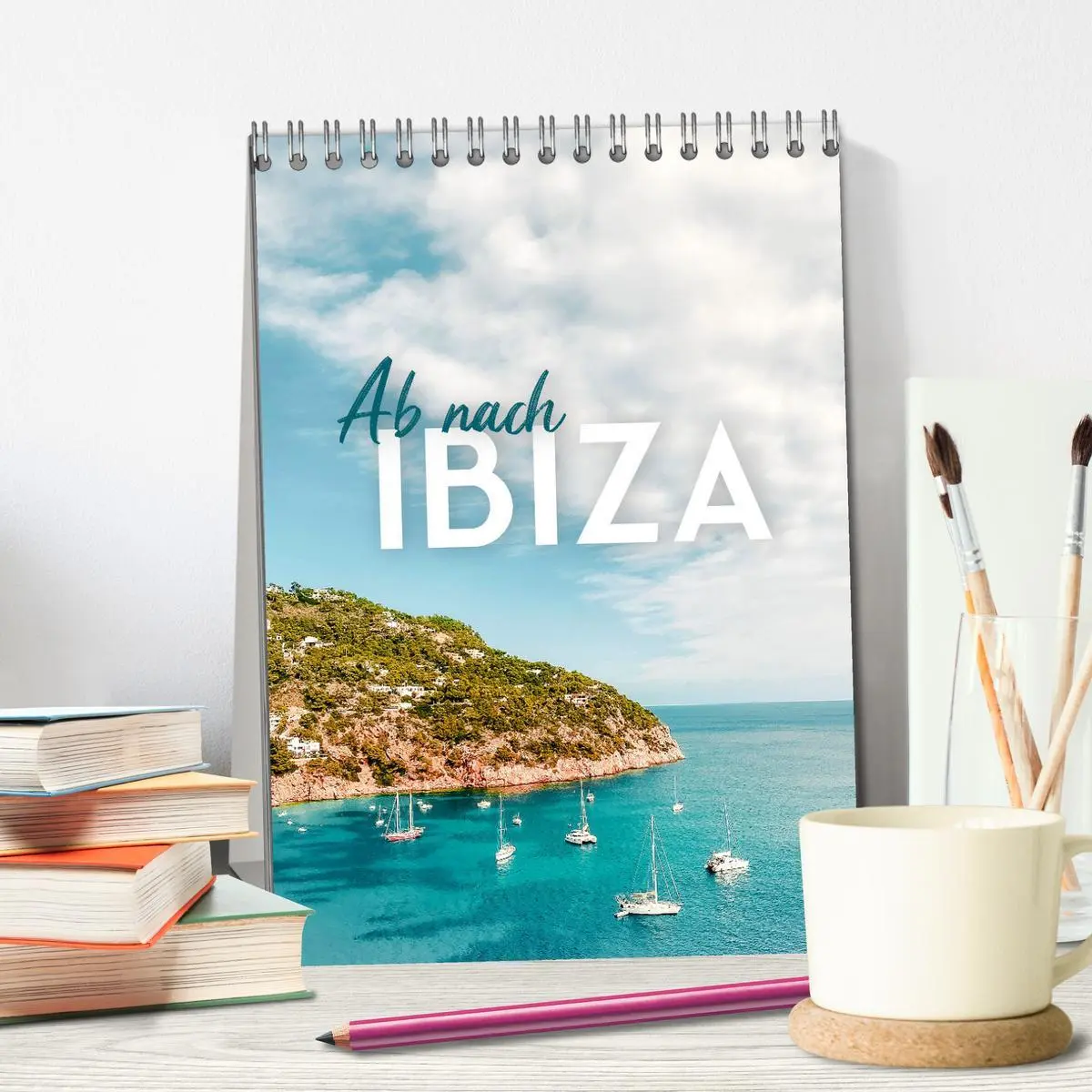 Bild: 9783516337570 | Ab nach Ibiza (Tischkalender 2026 DIN A5 hoch), CALVENDO...