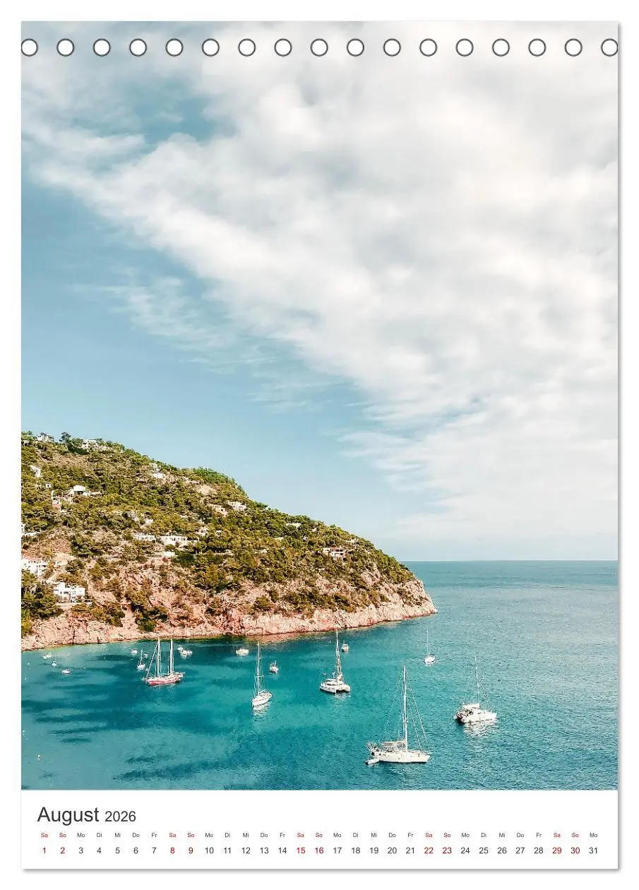 Bild: 9783516337570 | Ab nach Ibiza (Tischkalender 2026 DIN A5 hoch), CALVENDO...