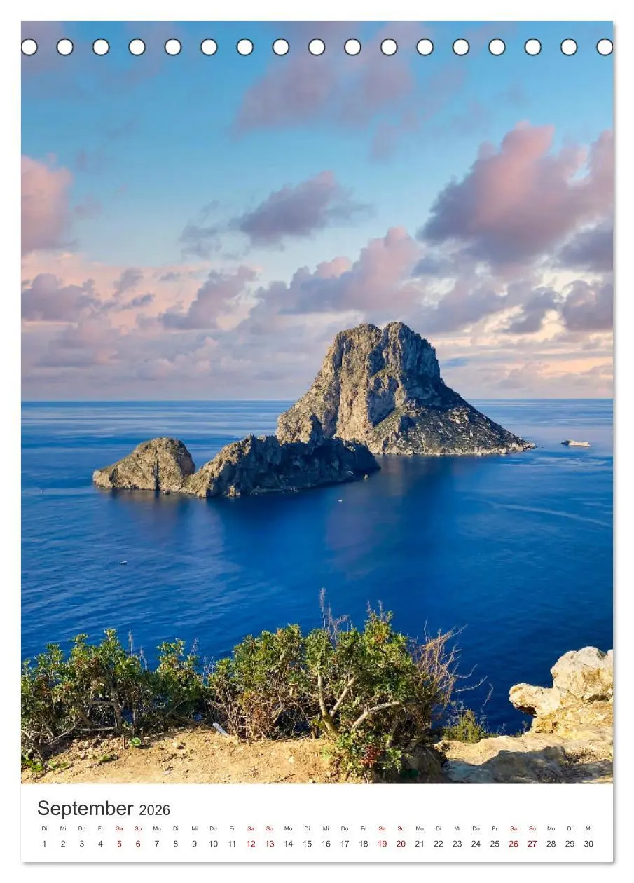 Bild: 9783516337570 | Ab nach Ibiza (Tischkalender 2026 DIN A5 hoch), CALVENDO...